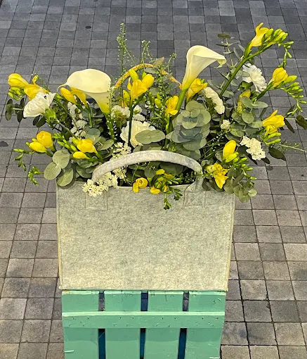 Flores en amarillo