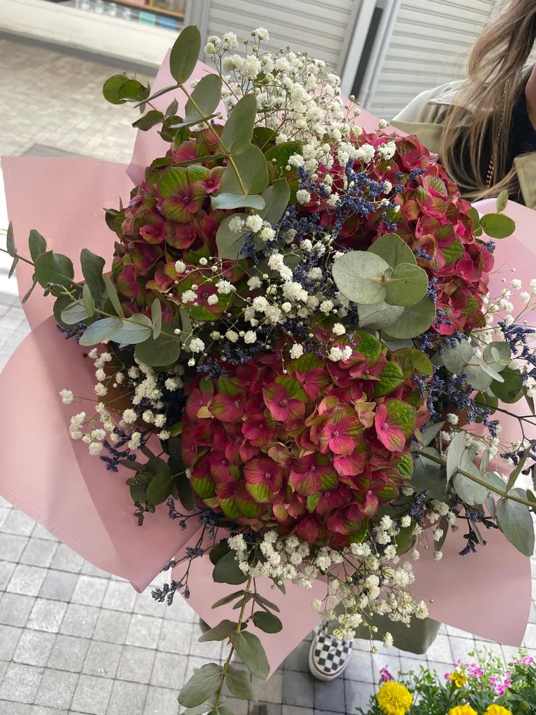 Ramo de hortensias